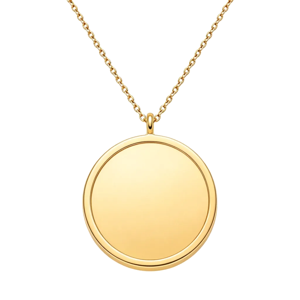 Custom pendant-gold — detail 1