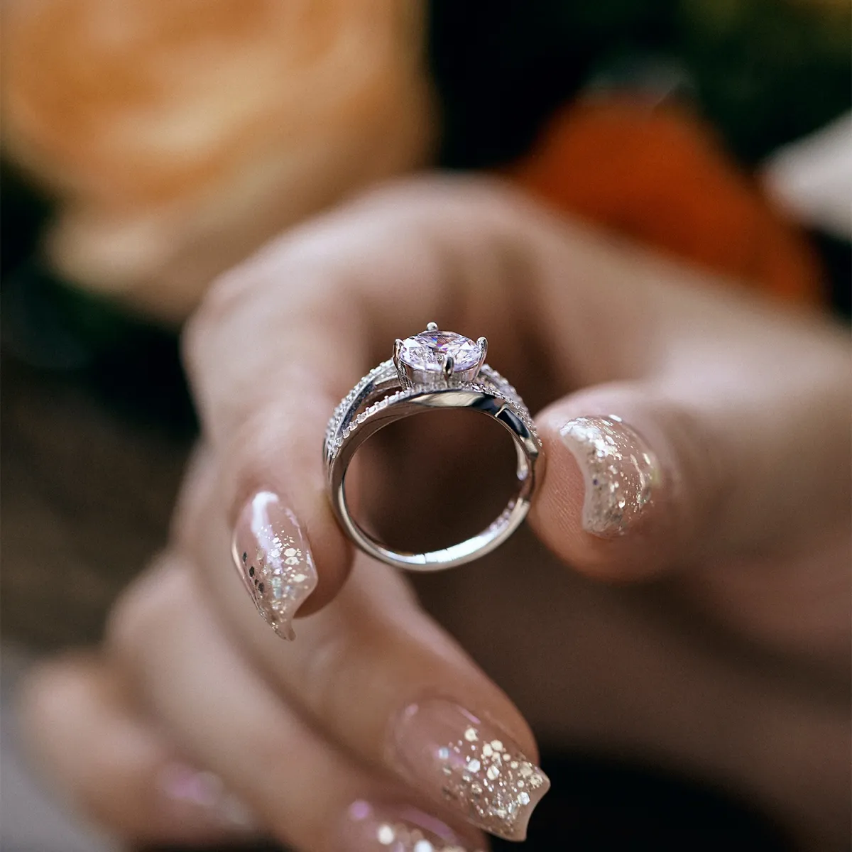Sterling Silver Cubic Zirconia Ring