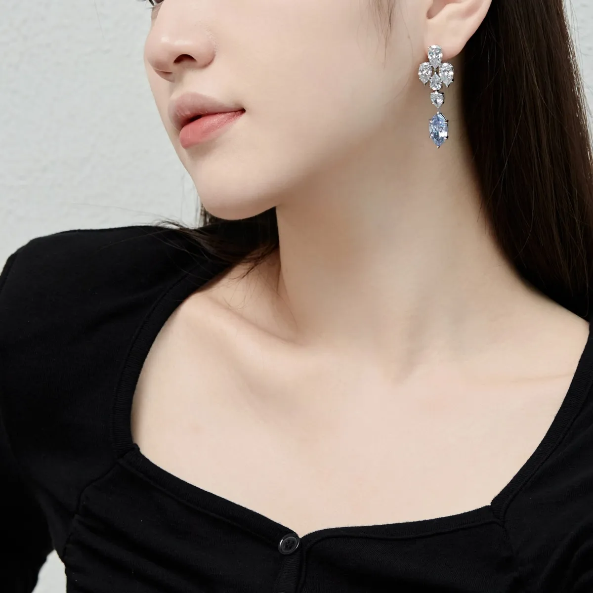 Minimalist Sterling Silver Rhodium Plated Earrings