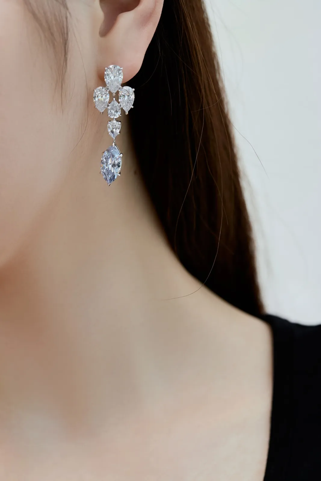 Minimalist Sterling Silver Rhodium Plated Earrings