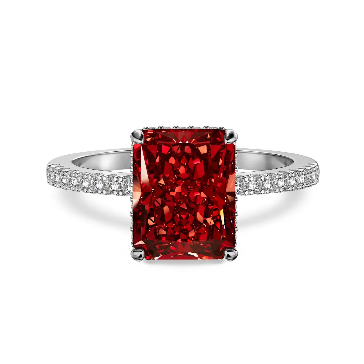 Minimalist Cubic Zirconia Sterling Silver Ring