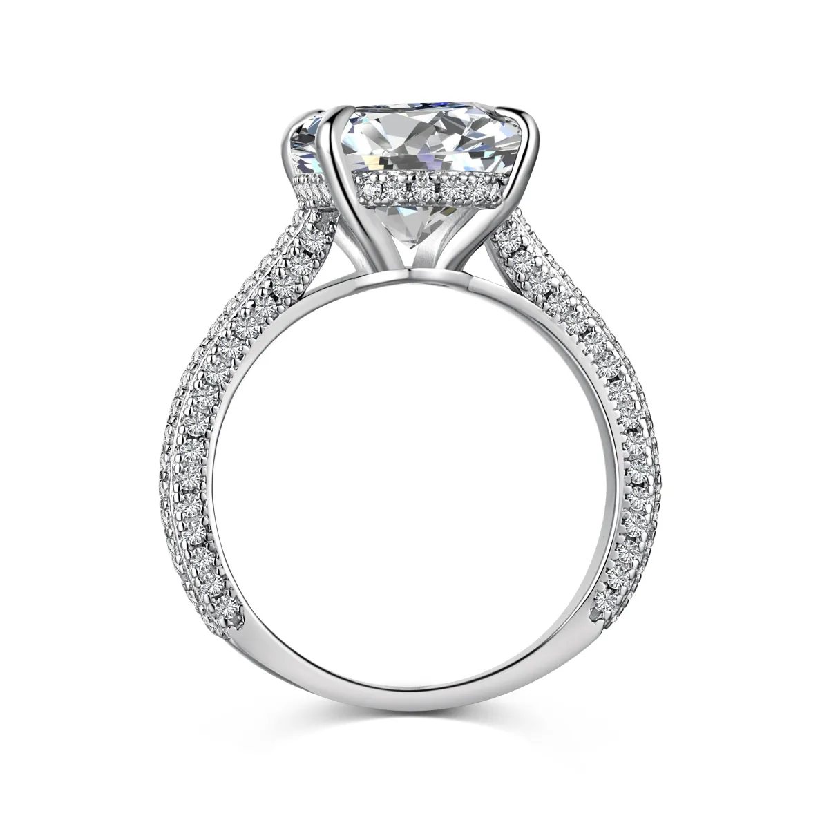 Minimalist Cubic Zirconia Sterling Silver Ring