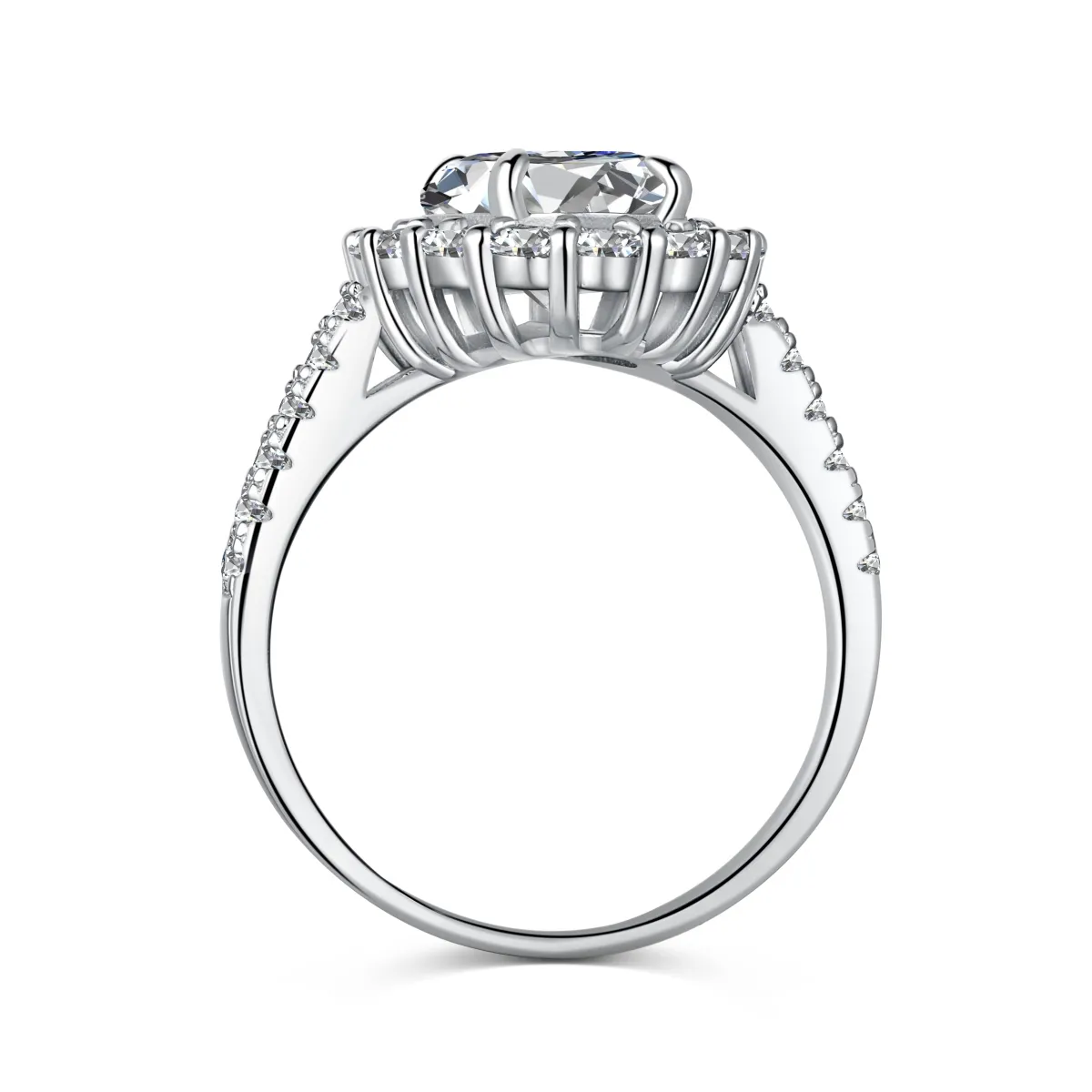 Sterling Silver Cubic Zirconia Statement Ring