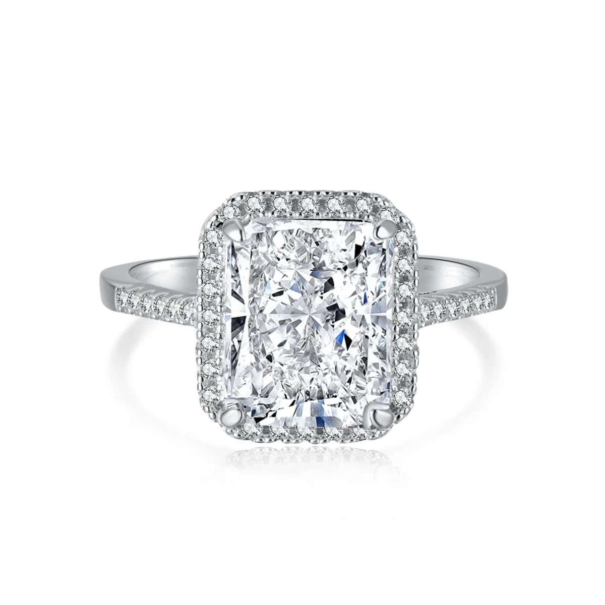 Sterling Silver Cubic Zirconia Everyday Ring