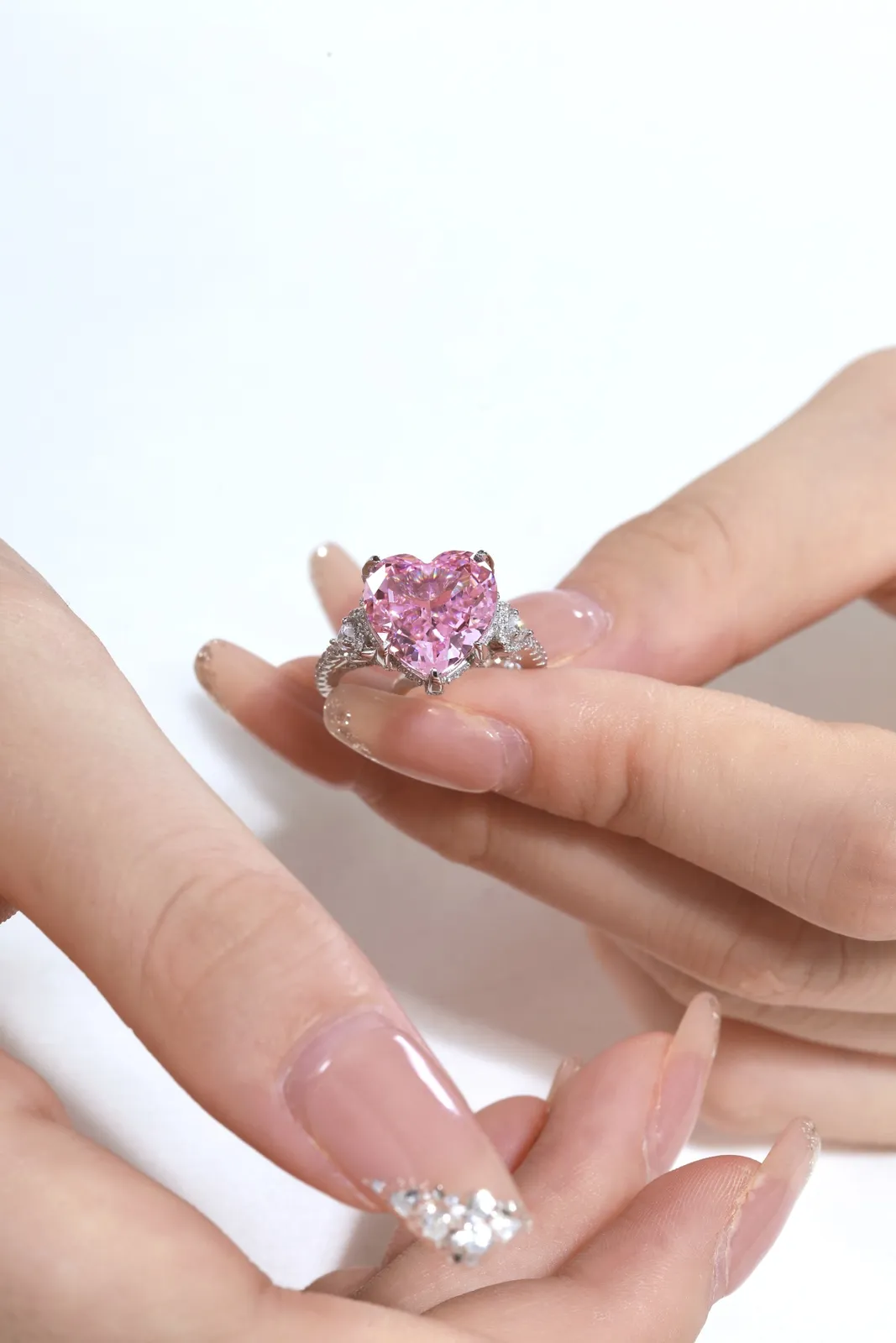 Minimalist Cubic Zirconia Sterling Silver Ring