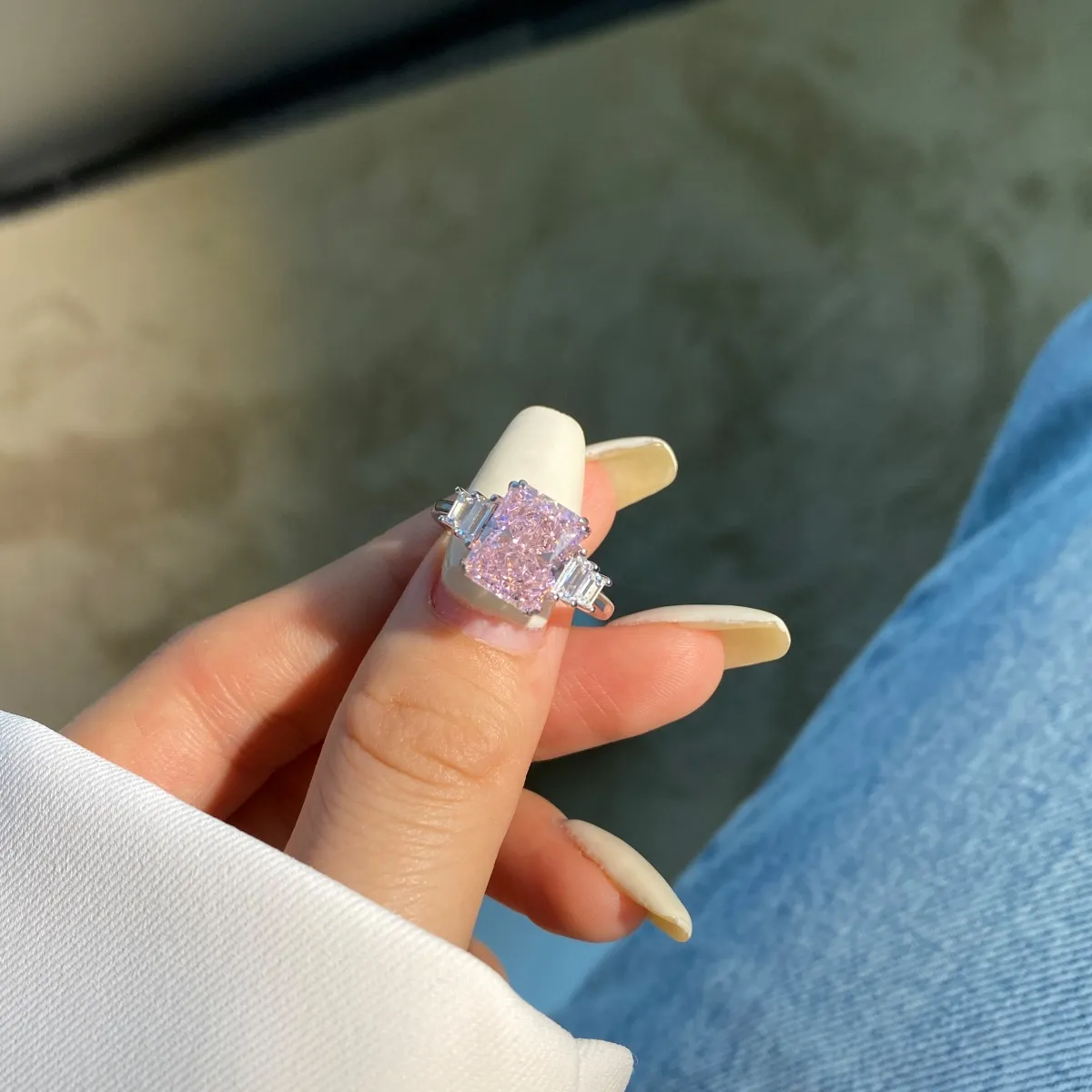 Sterling Silver Cubic Zirconia Everyday Ring