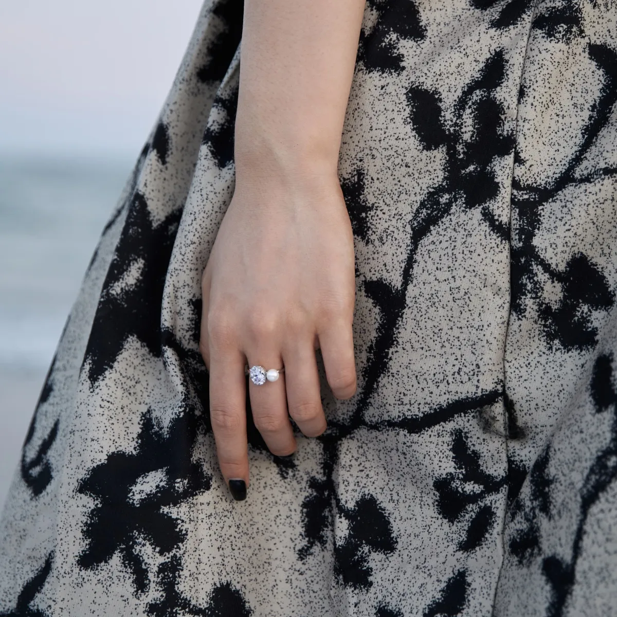 Sterling Silver Cubic Zirconia Ring