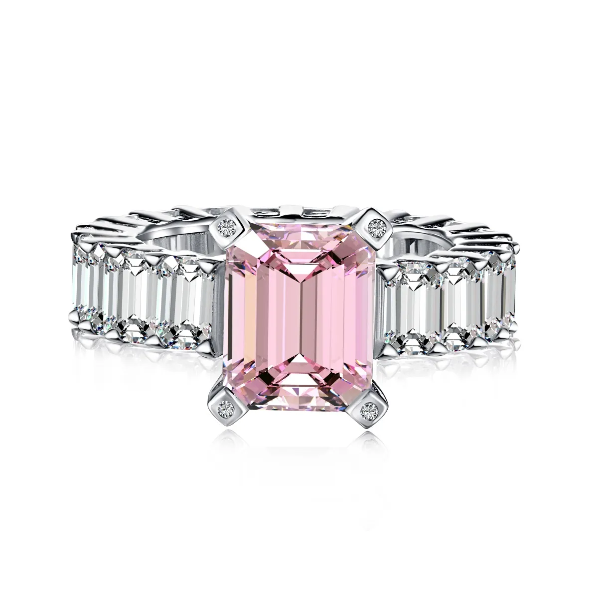 Minimalist Cubic Zirconia Sterling Sier Ring