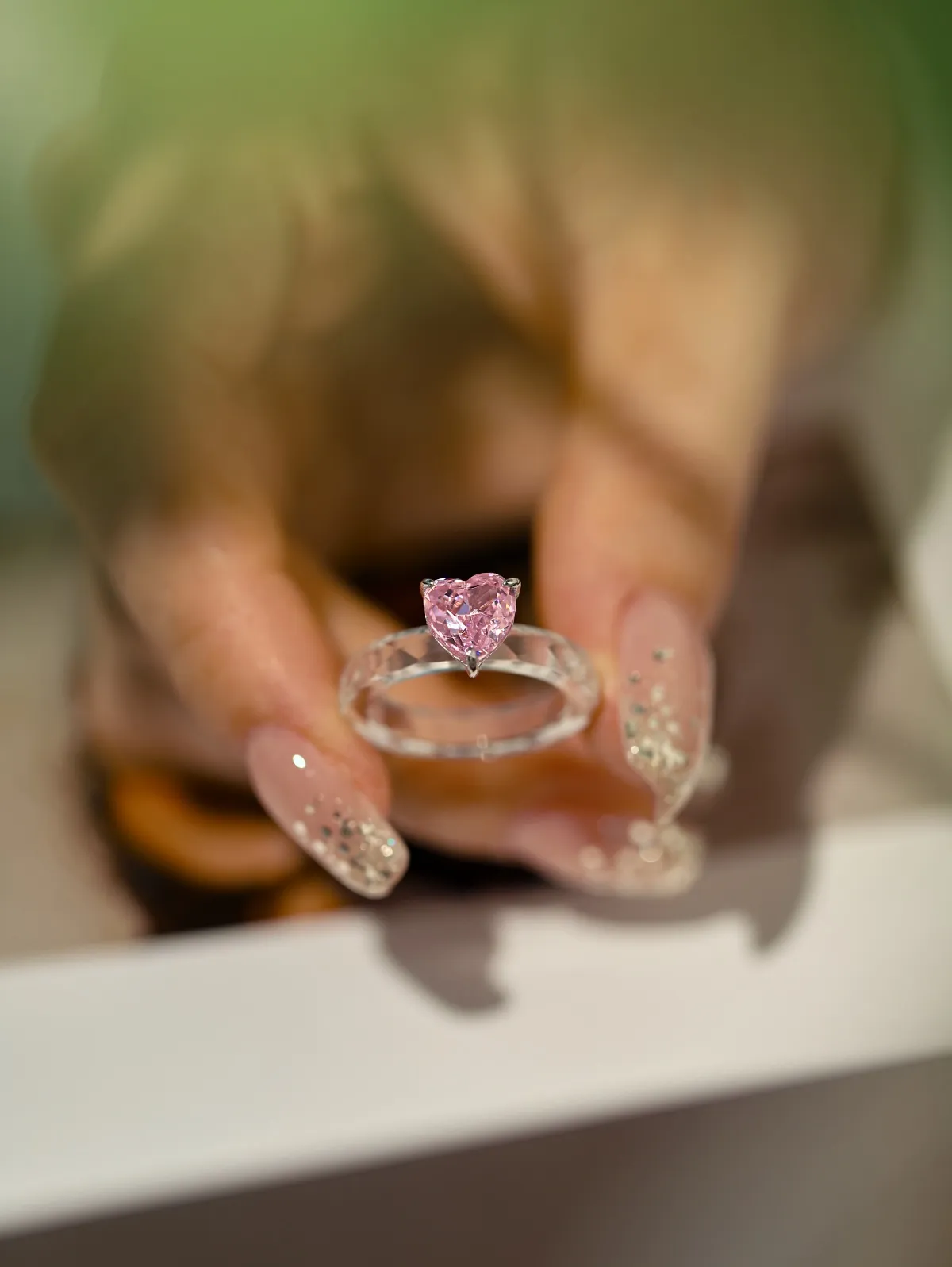 Minimalist Cubic Zirconia Sterling Silver Ring