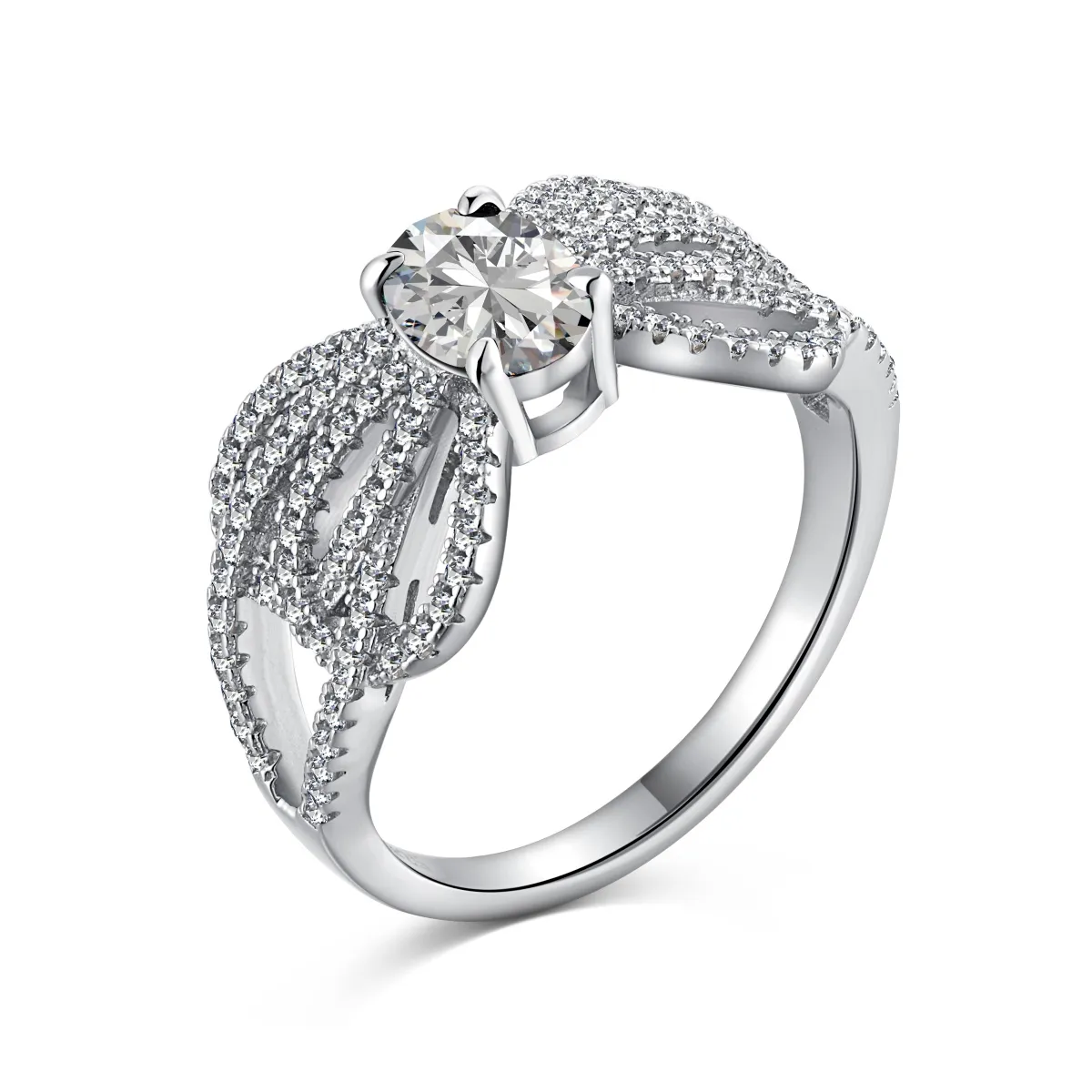 Cubic Zirconia Sterling Silver Ring