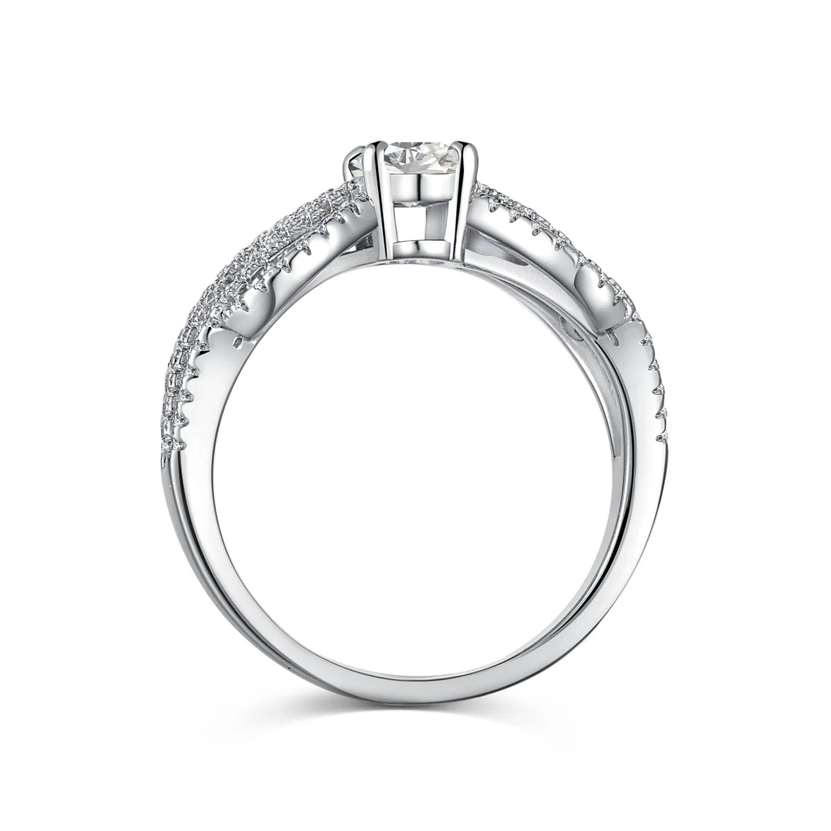 Cubic Zirconia Sterling Silver Ring