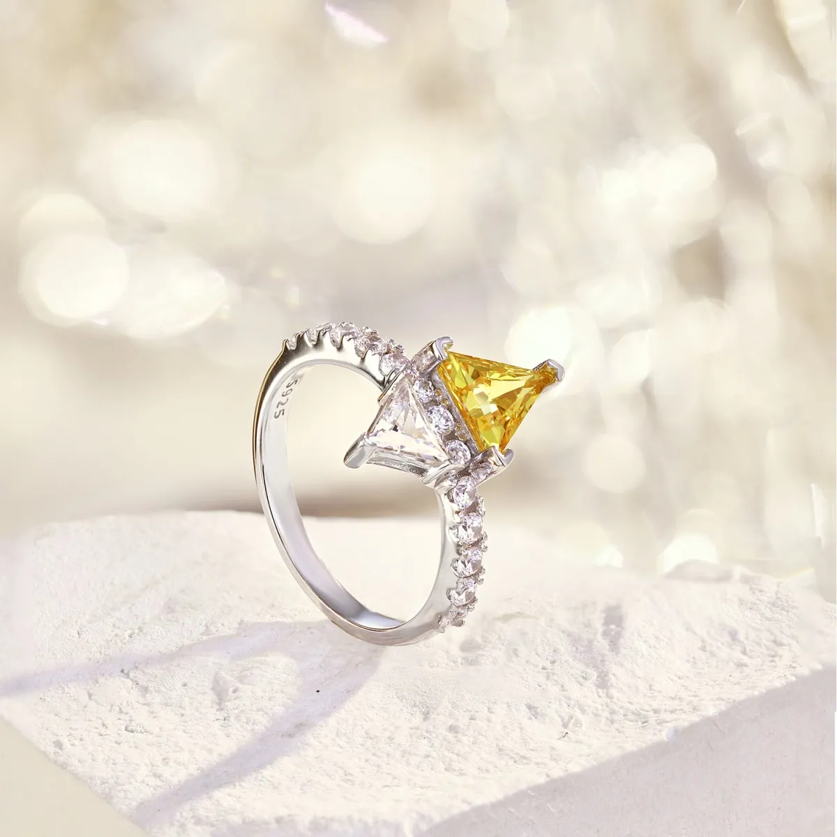 Sterling Sier Cubic Zirconia Ring