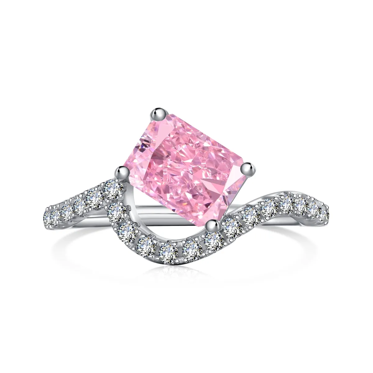 Sterling Silver Cubic Zirconia Ring