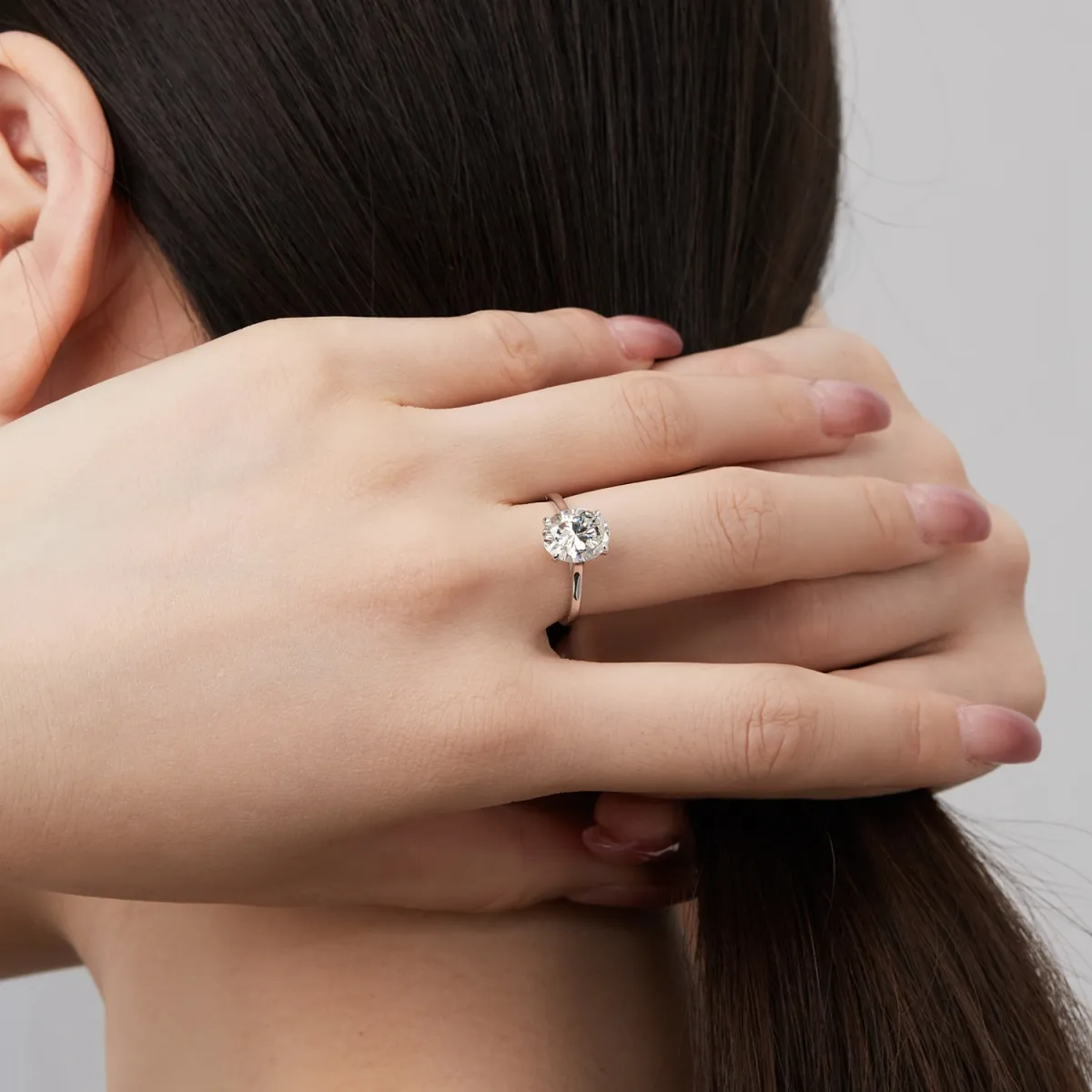 Ring — Rhodium Plated
