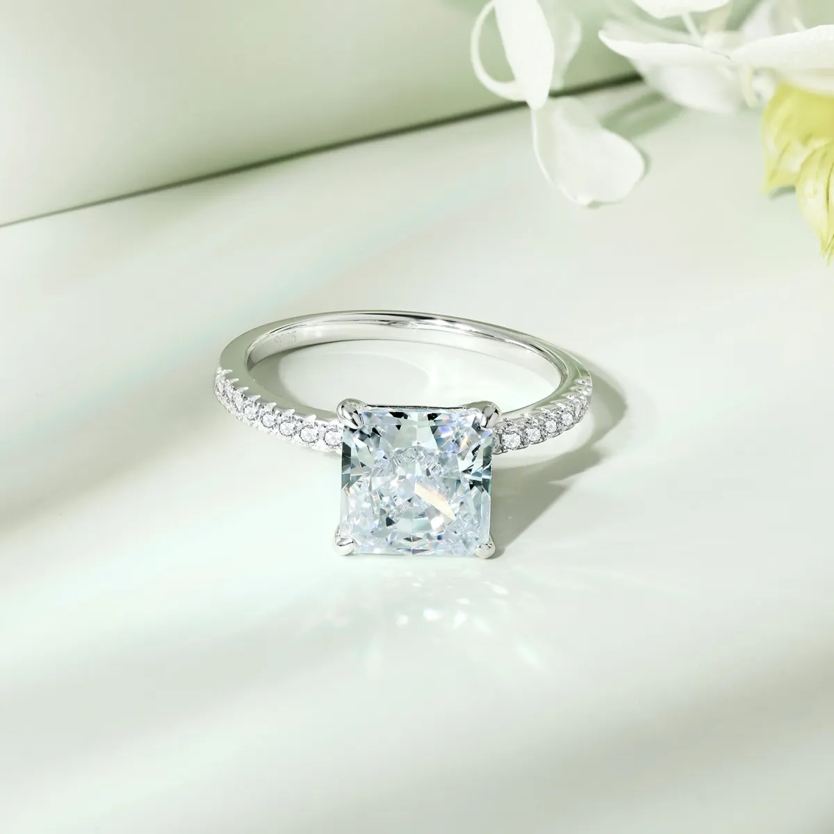 Sterling Silver Cubic Zirconia Ring