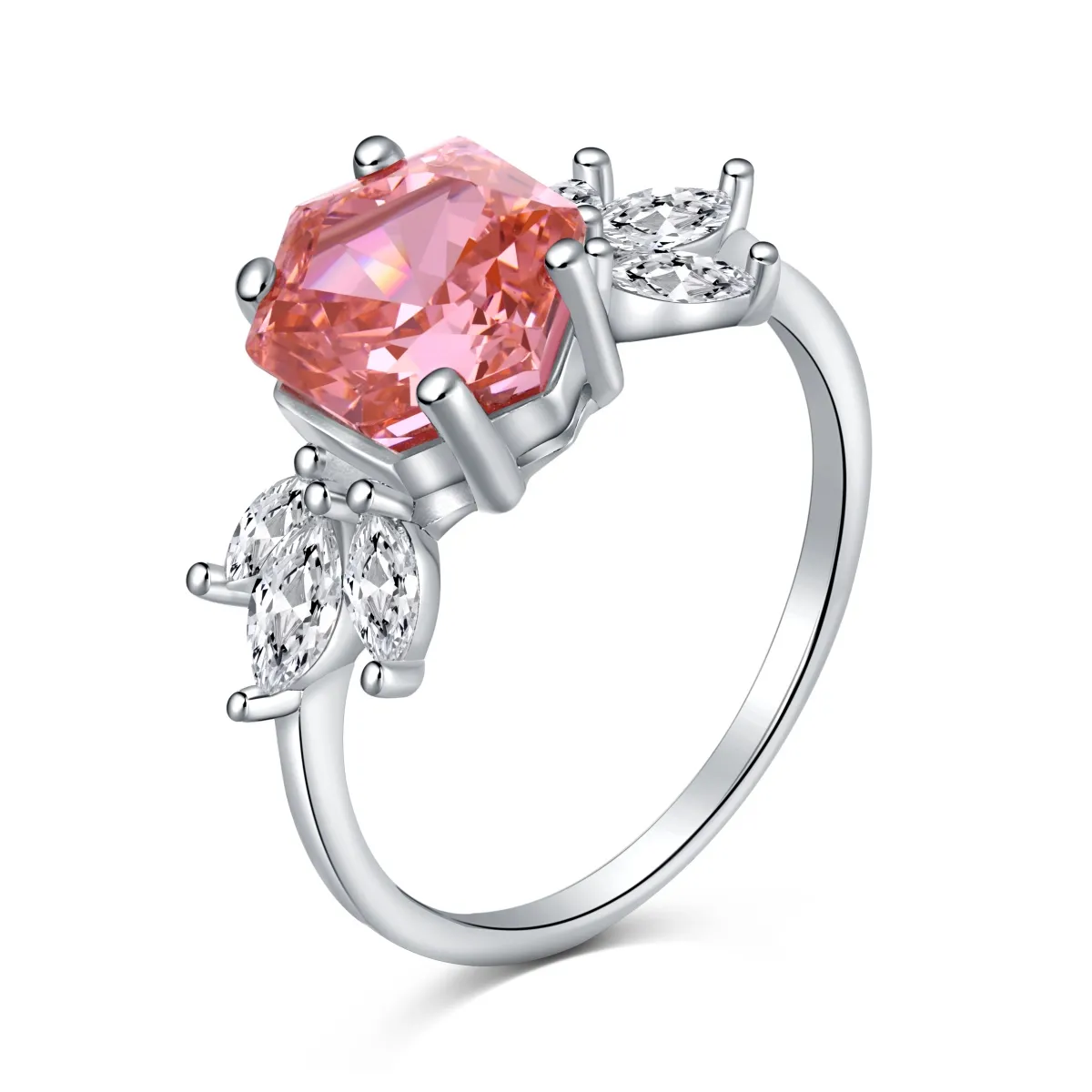 Sterling Silver Cubic Zirconia Ring