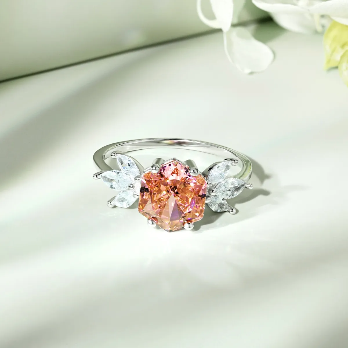 Sterling Silver Cubic Zirconia Ring