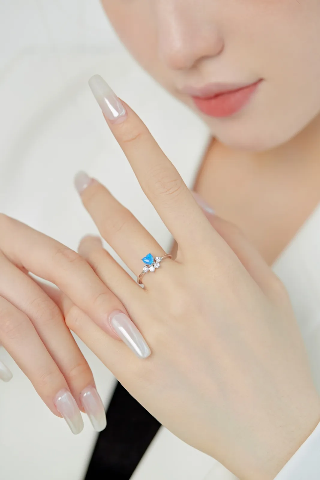 Cubic Zirconia Sterling Silver Ring