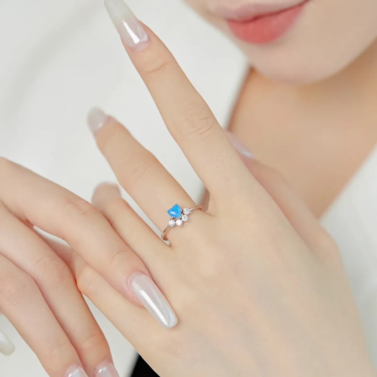 Cubic Zirconia Sterling Silver Ring