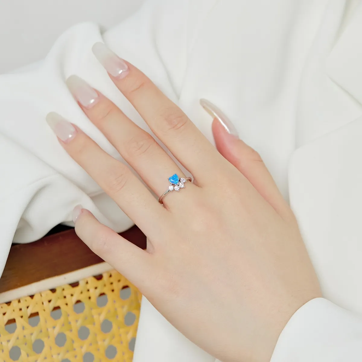 Cubic Zirconia Sterling Silver Ring