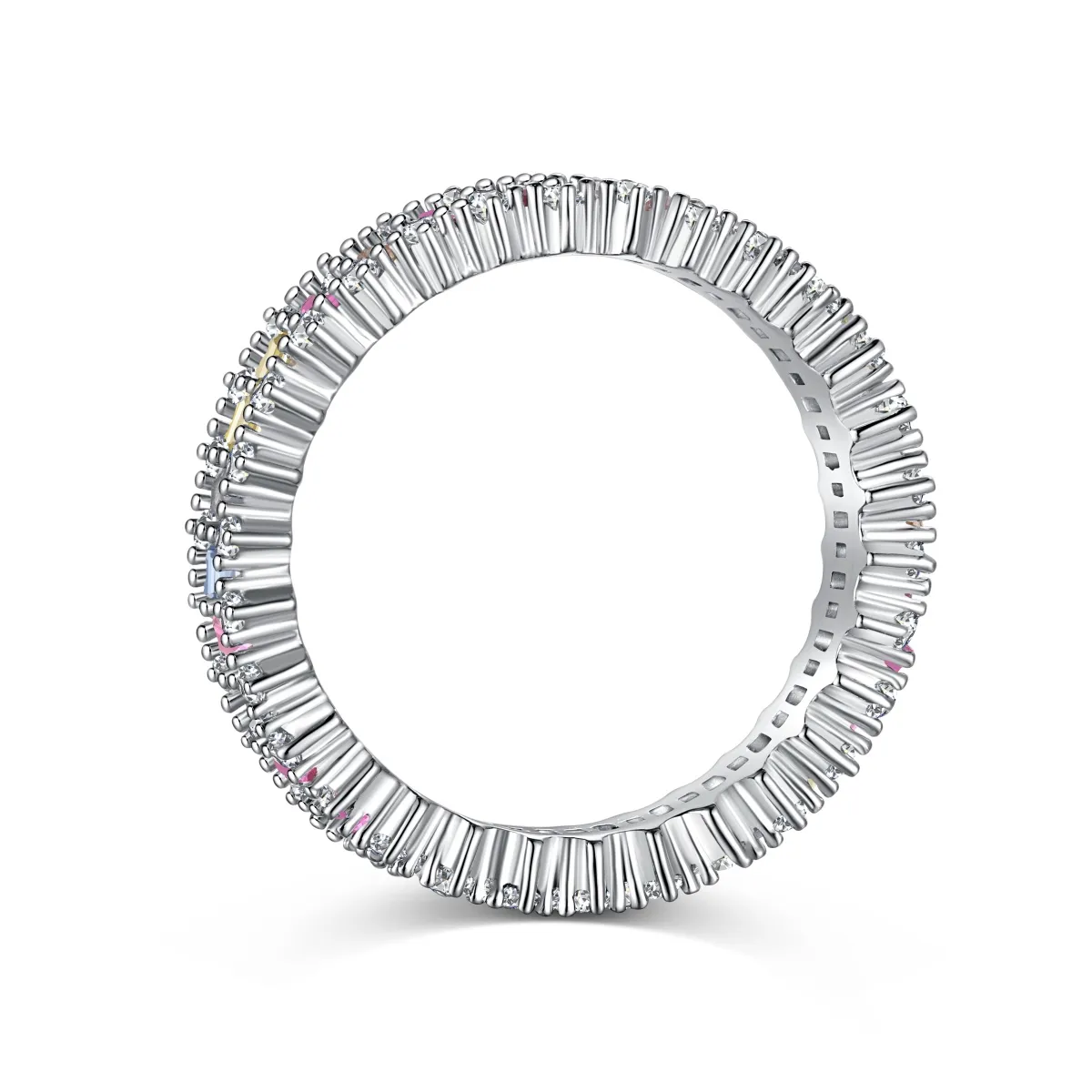 Minimalist Cubic Zirconia Sterling Silver Ring