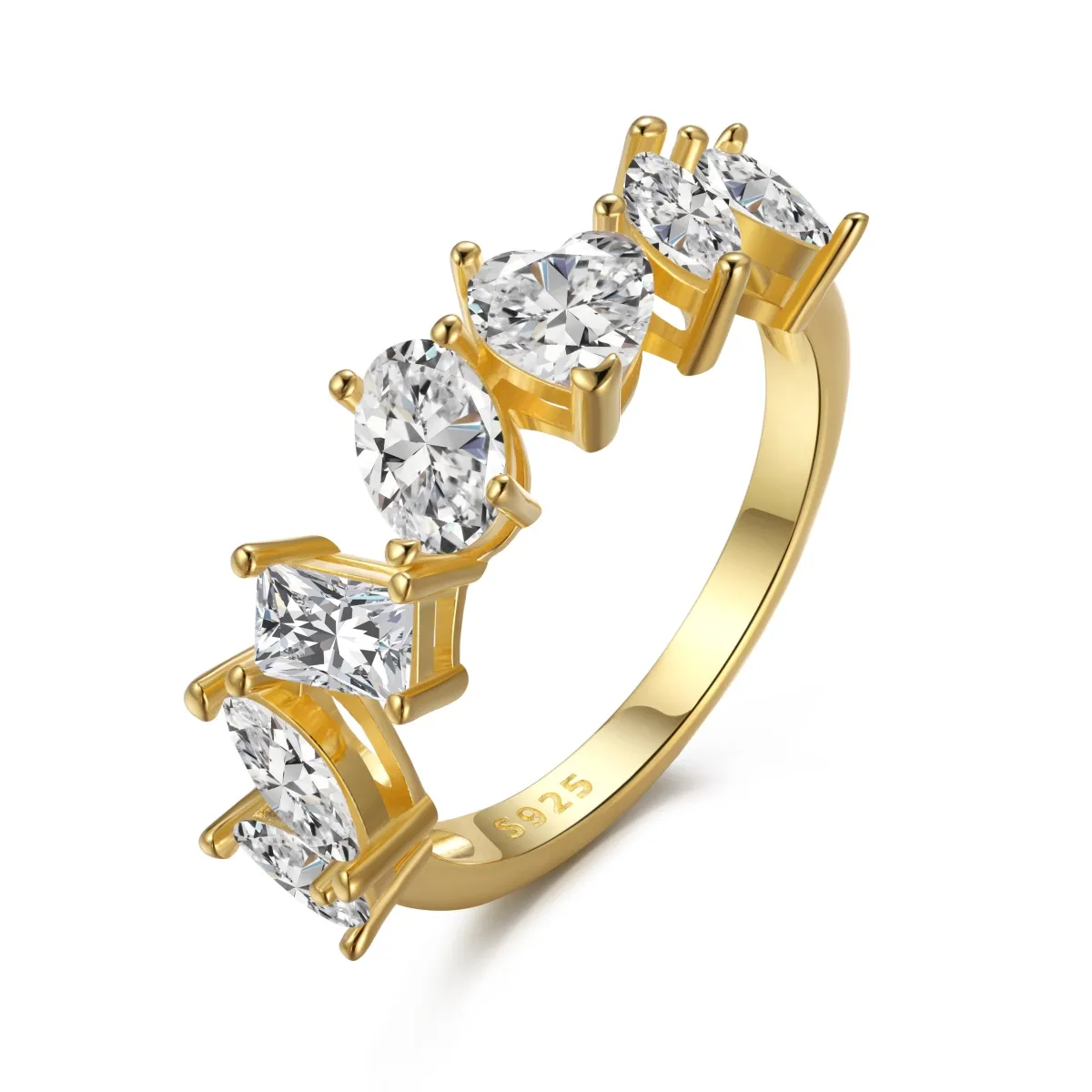 Minimalist Gold Plated Sterling Silver Ring