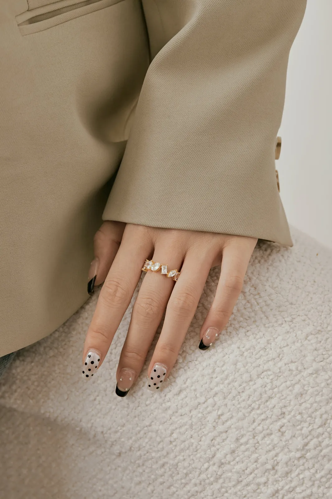 Minimalist Gold Plated Sterling Silver Ring