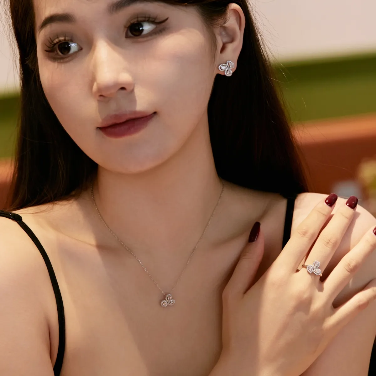 Minimalist Cubic Zirconia Sterling Silver Ring