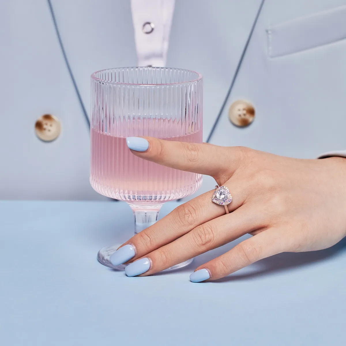 Minimalist Cubic Zirconia Sterling Silver Ring