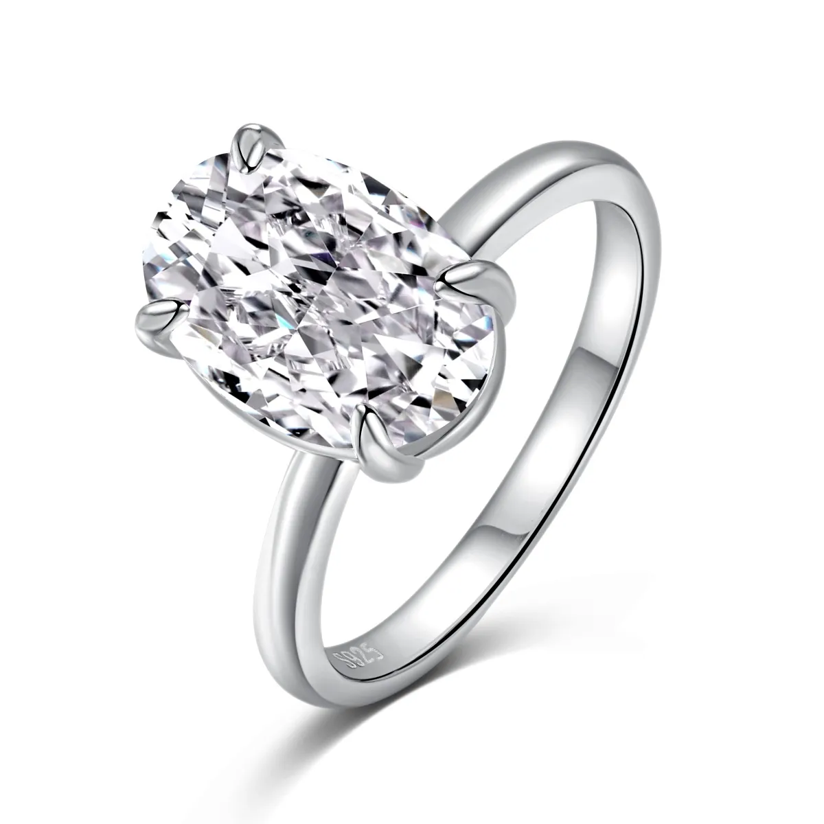 Cubic Zirconia Sterling Silver Ring