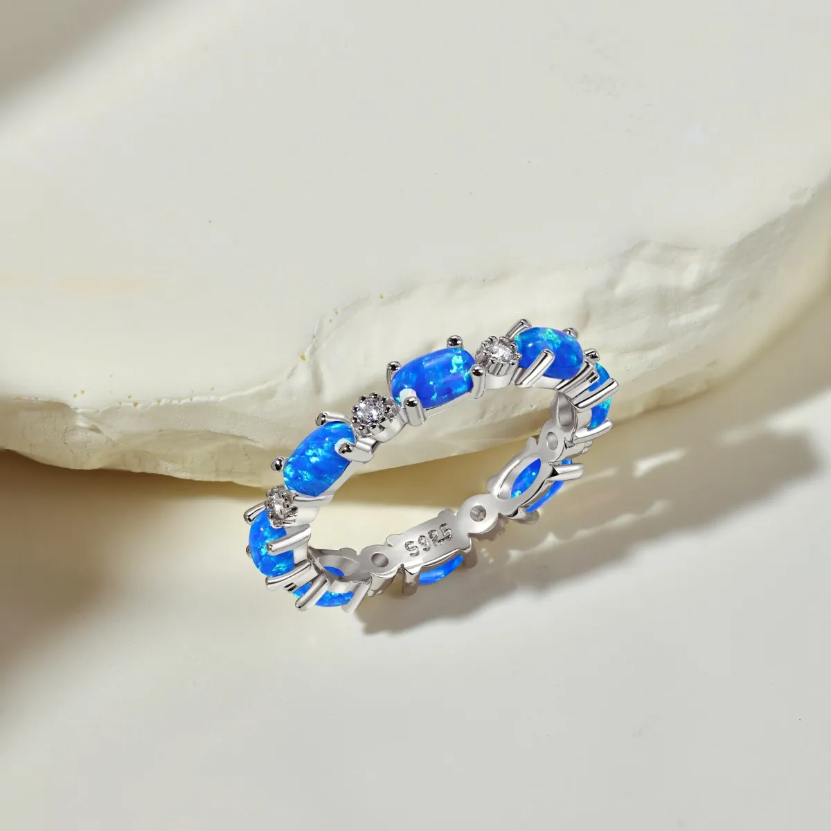 Minimalist Cubic Zirconia Sterling Silver Ring