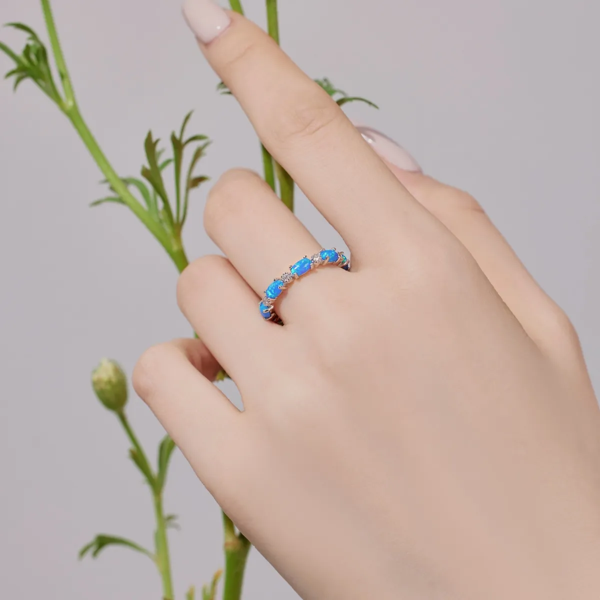 Minimalist Cubic Zirconia Sterling Silver Ring