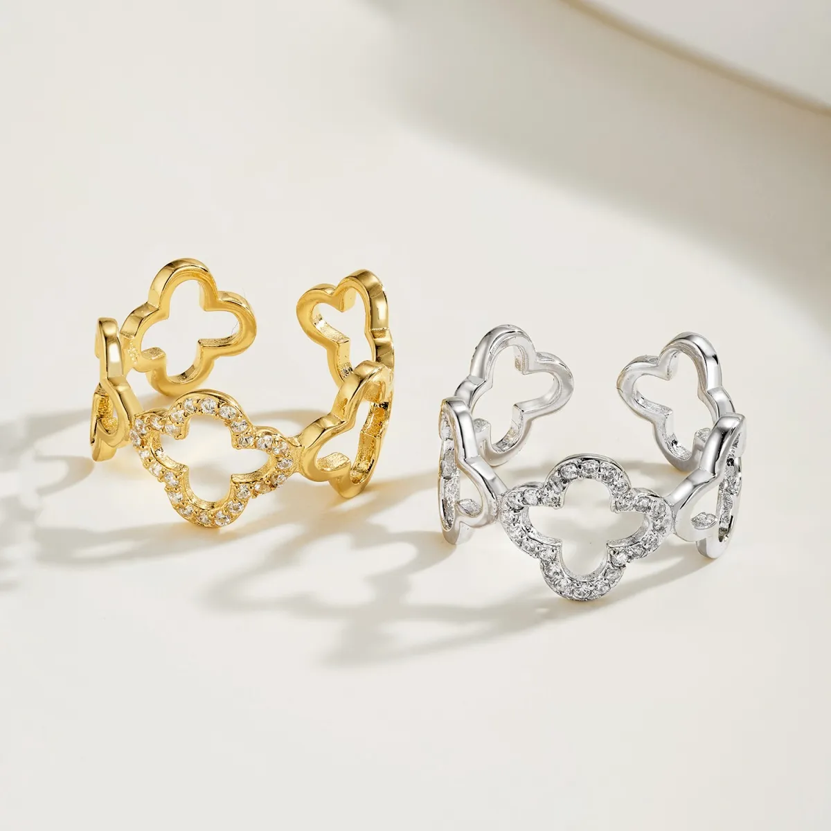 Minimalist Cubic Zirconia Sterling Silver Bracelet, Gold Plated