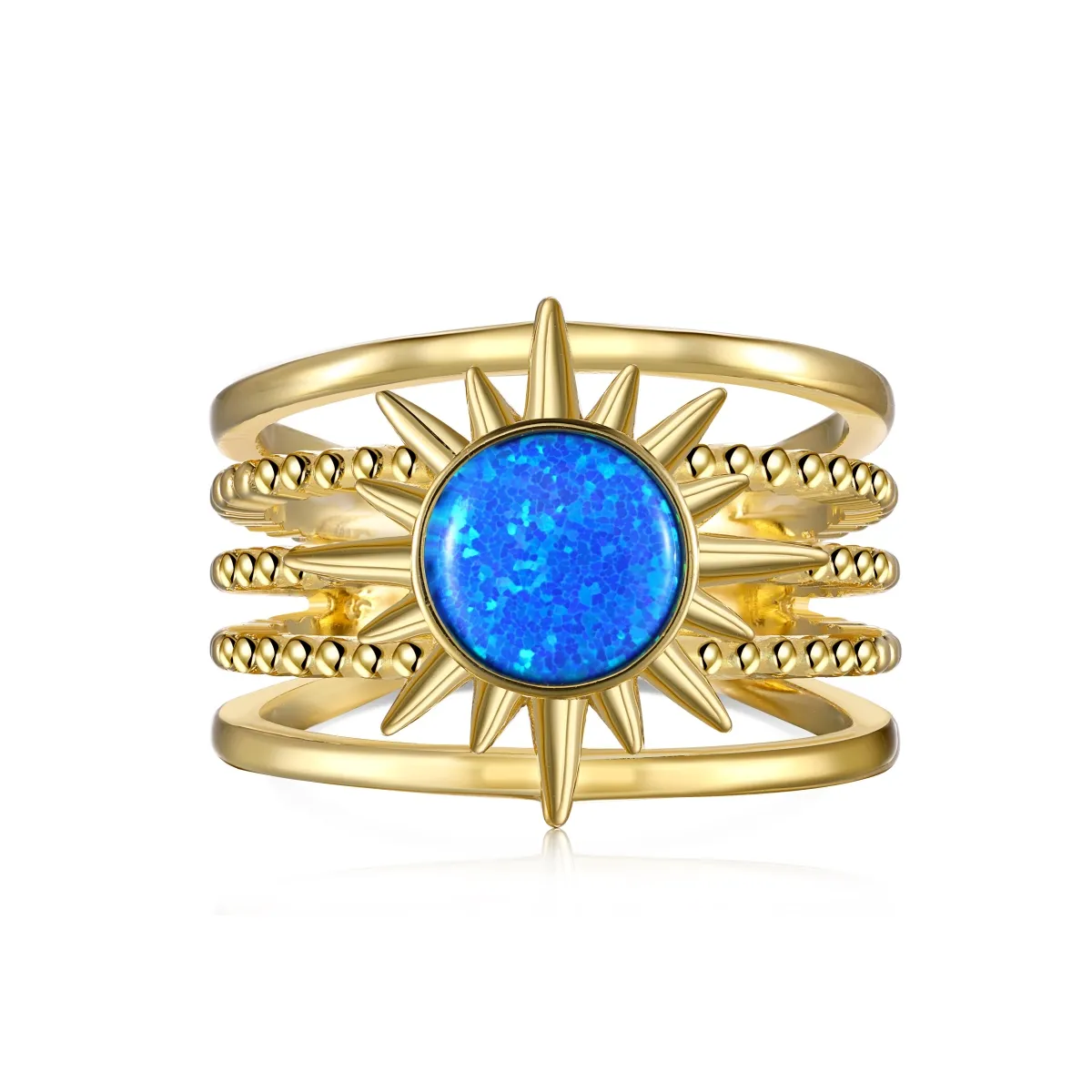 Minimalist Gold Plated Sterling Silver Ring