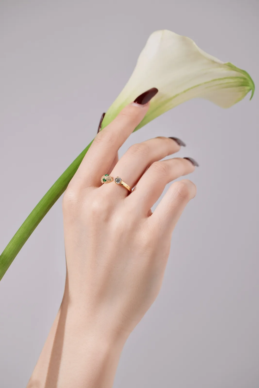 Minimalist Cubic Zirconia Sterling Silver Ring