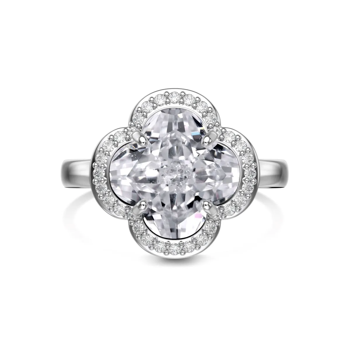 Sterling Silver Cubic Zirconia Ring