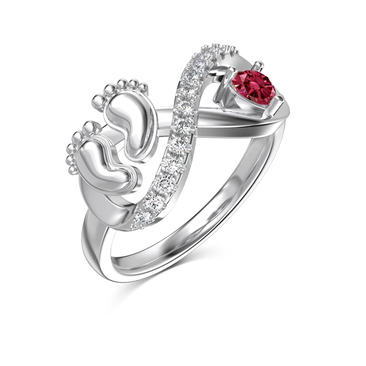 Sterling Silver Cubic Zirconia Ring