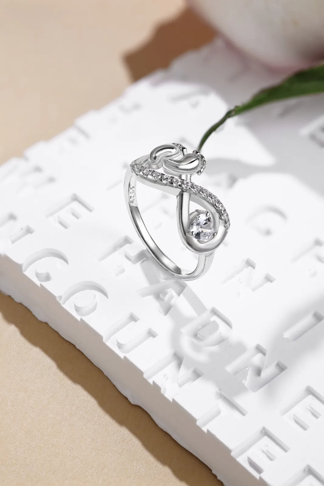 Cubic Zirconia Sterling Silver Ring