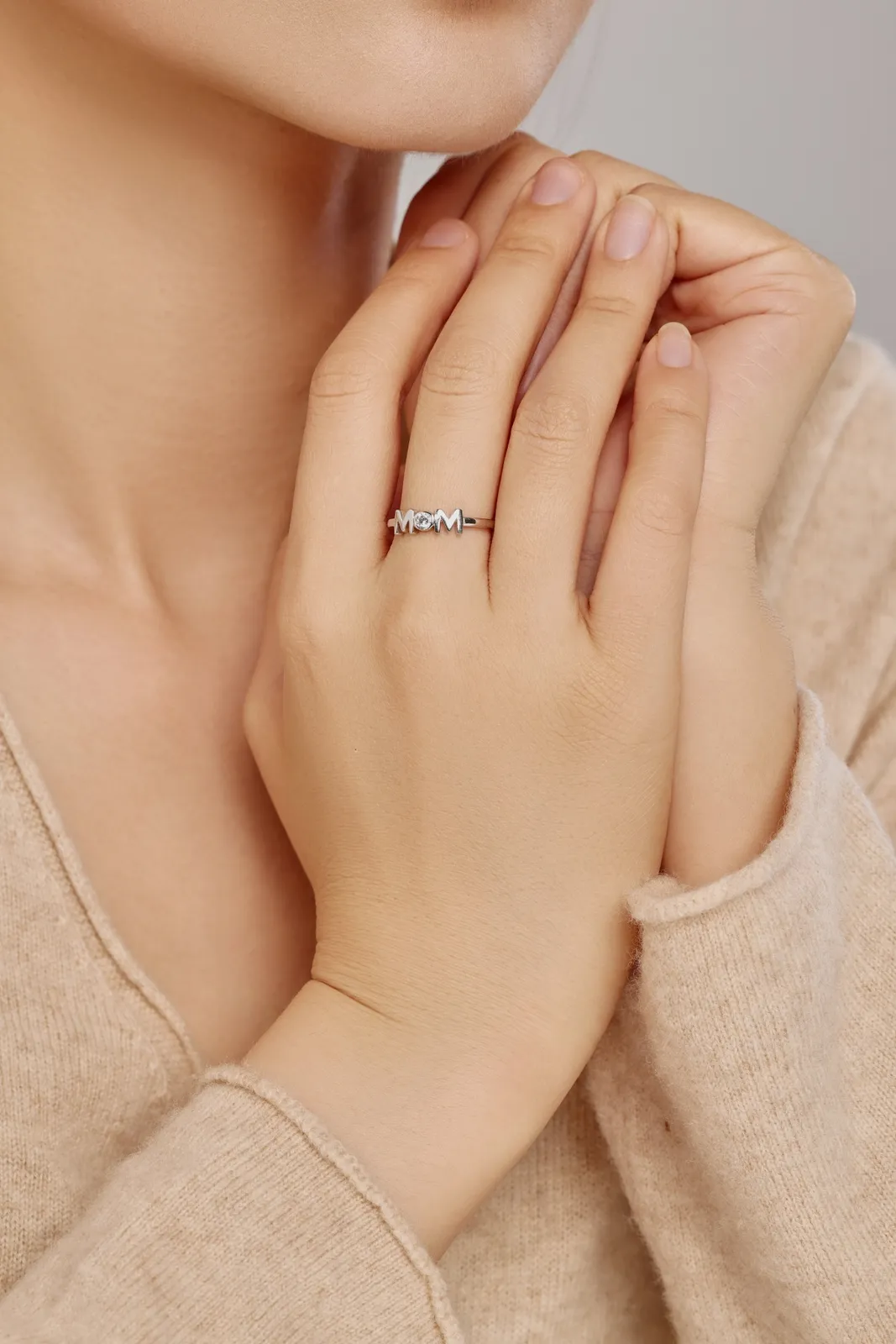 Sterling Silver Cubic Zirconia Ring