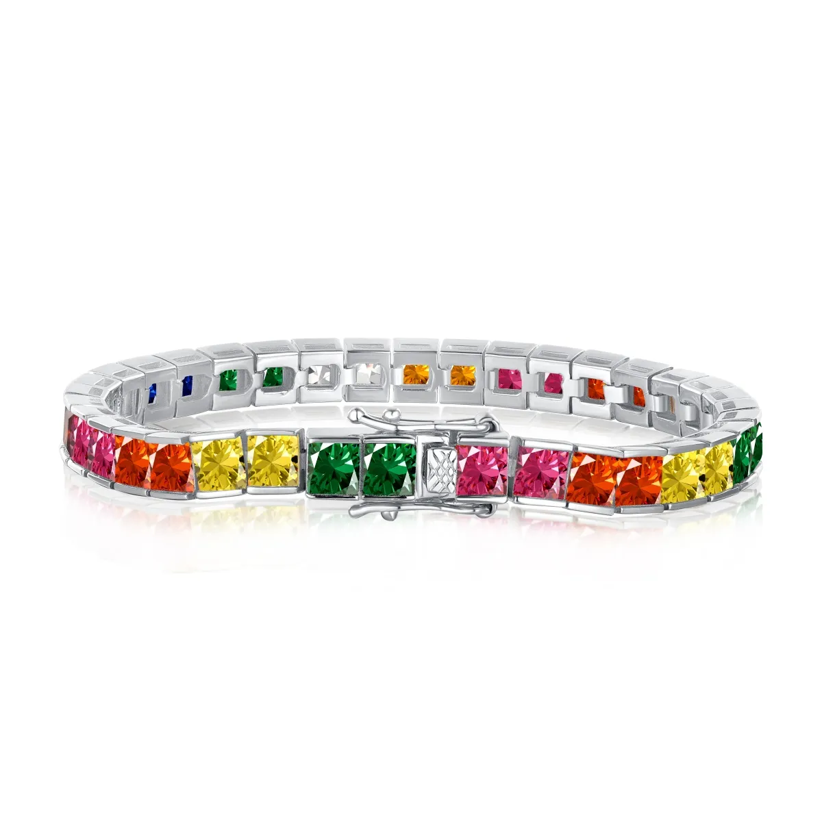 Sterling Silver Rhodium Plated Bracelet