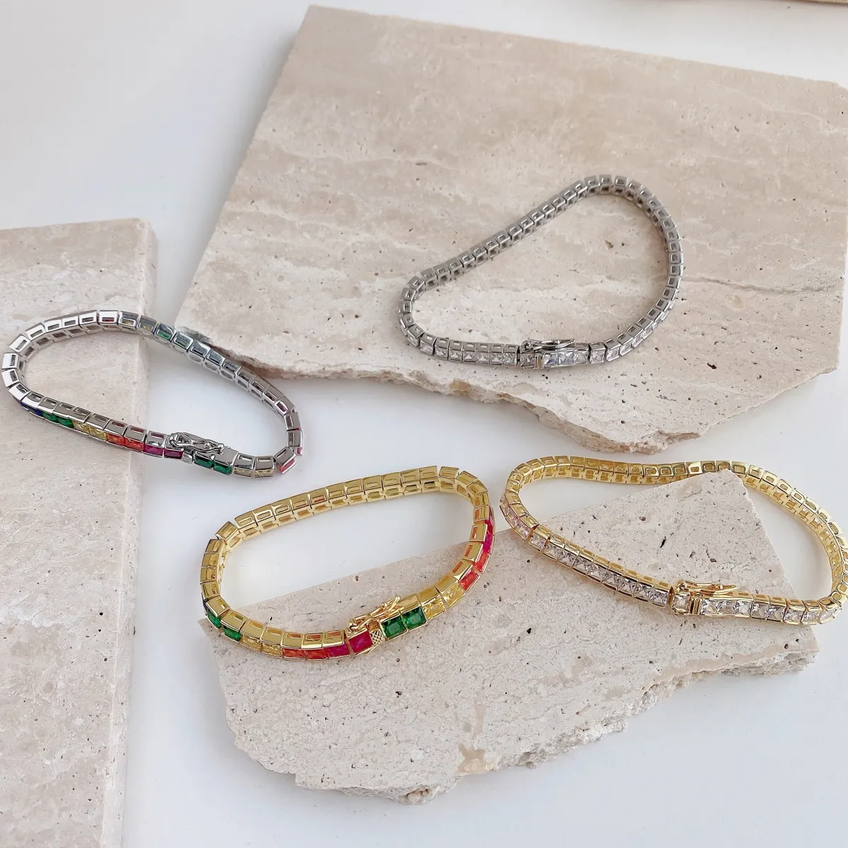 Sterling Silver Rhodium Plated Bracelet