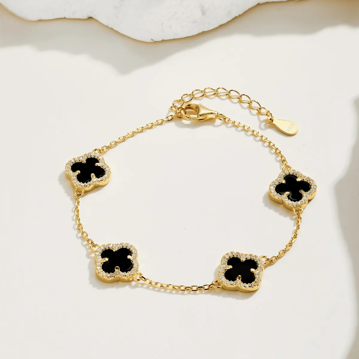 Minimalist Cubic Zirconia Sterling Silver Bracelet