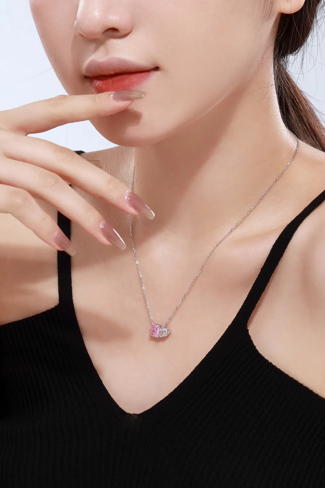 Sterling Sier Rhodium Plated Everyday Necklace