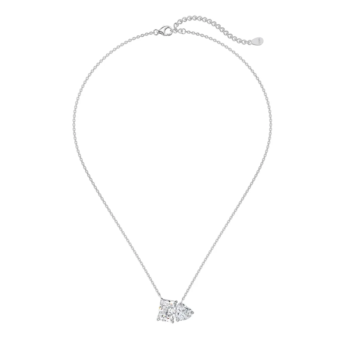 Sterling Sier Rhodium Plated Everyday Necklace
