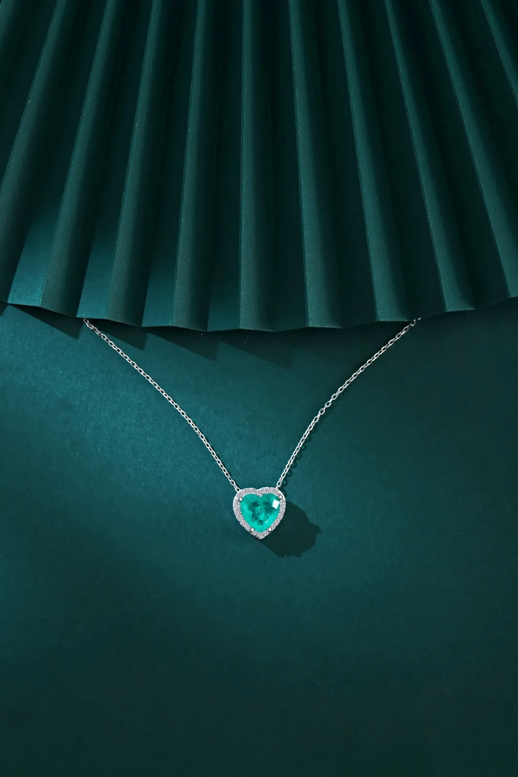 Sterling Silver Cubic Zirconia Pendant Necklace