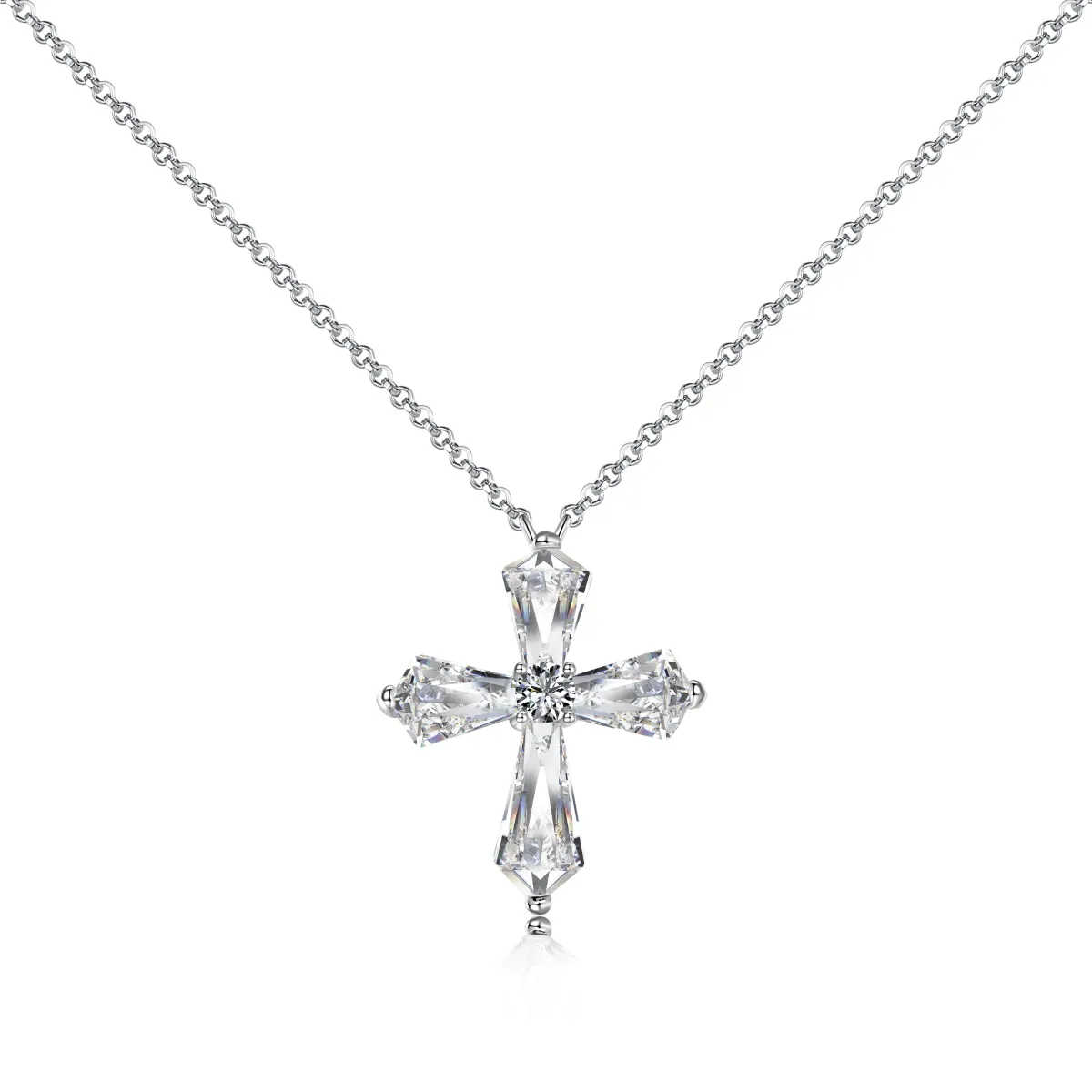 Iced-Out Cubic Zirconia Minimalist Necklace