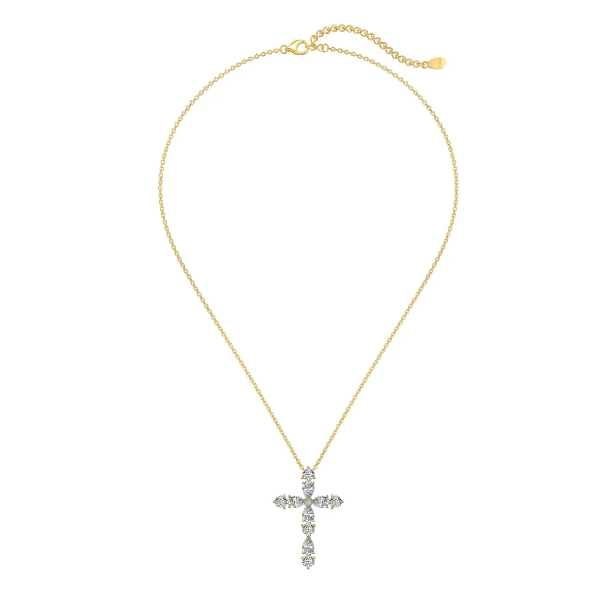 Minimalist Cubic Zirconia Sterling Silver Necklace
