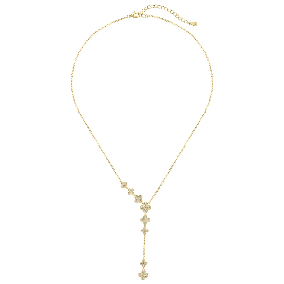Minimalist Cubic Zirconia Sterling Silver Necklace