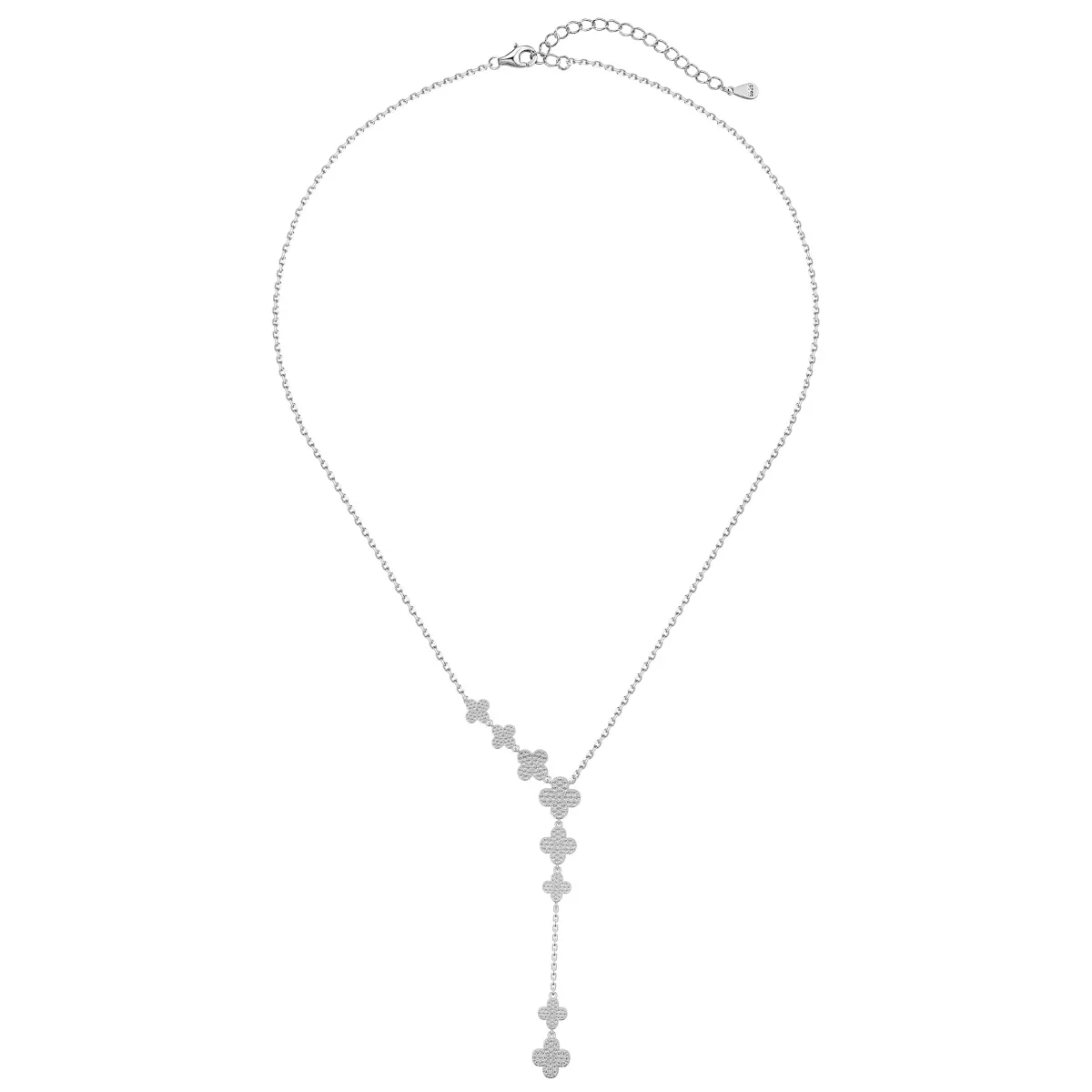 Minimalist Cubic Zirconia Sterling Silver Necklace