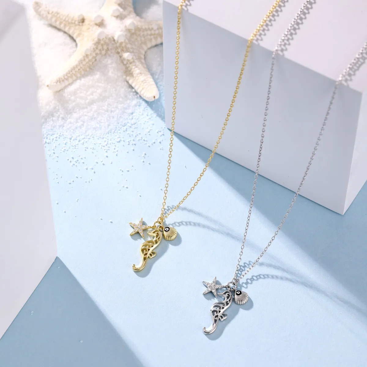 Minimalist Cubic Zirconia Sterling Silver Necklace